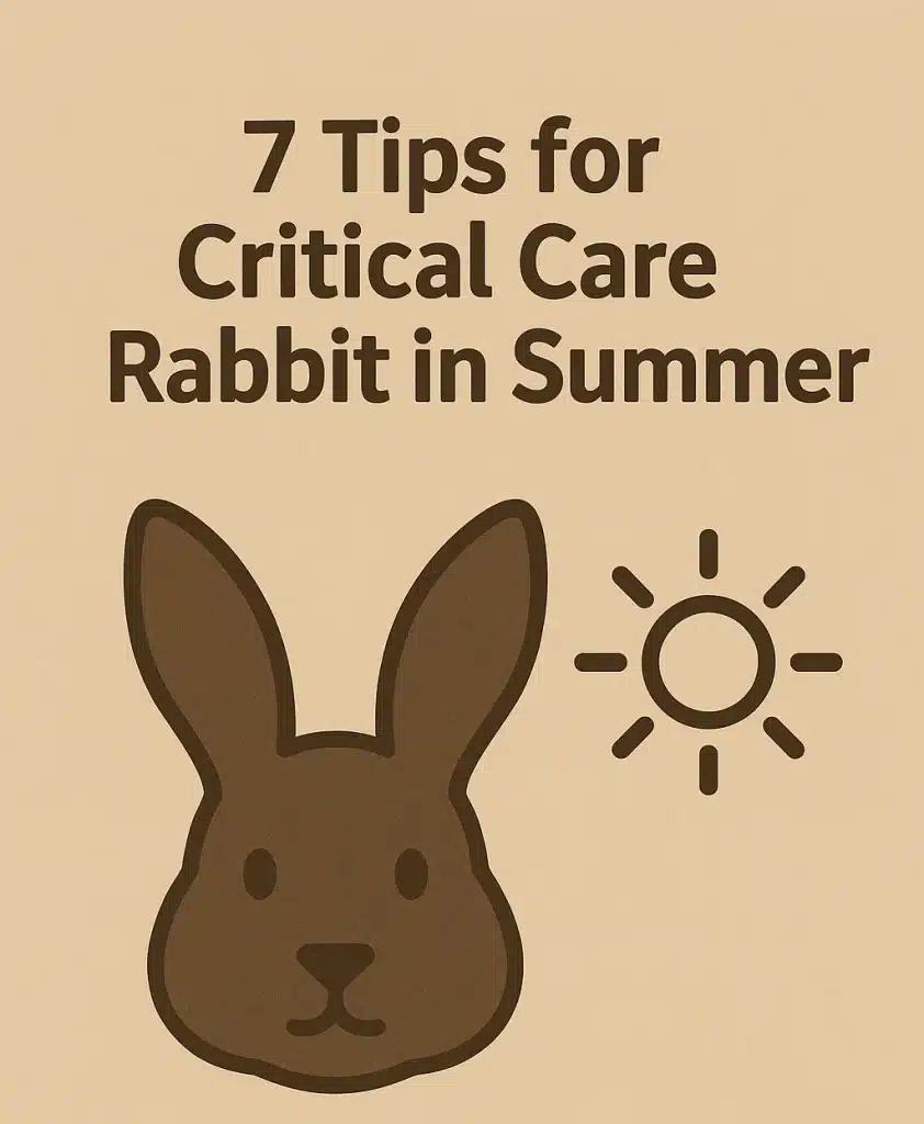 7 Tips for Critical Care Rabbit in Summer